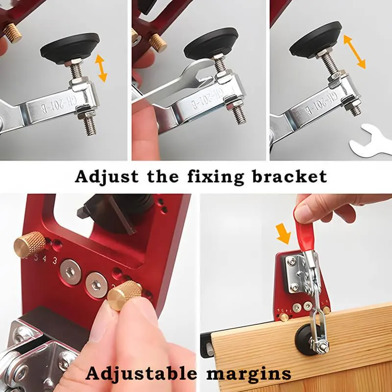Precision Concealed Hinge Jig - 35MM Euro/Blum/Cabinet Hinge Jig