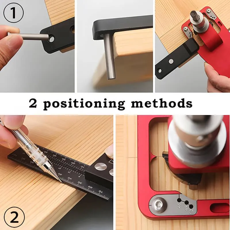 Precision Concealed Hinge Jig - 35MM Euro/Blum/Cabinet Hinge Jig