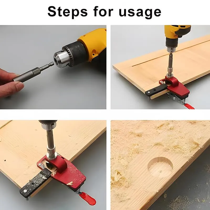 Precision Concealed Hinge Jig - 35MM Euro/Blum/Cabinet Hinge Jig