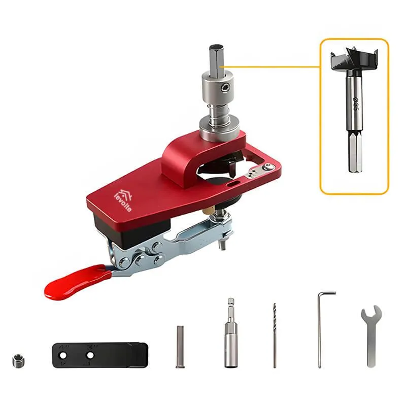 Precision Concealed Hinge Jig - 35MM Euro/Blum/Cabinet Hinge Jig
