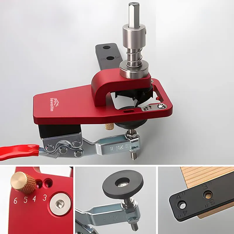 Precision Concealed Hinge Jig - 35MM Euro/Blum/Cabinet Hinge Jig