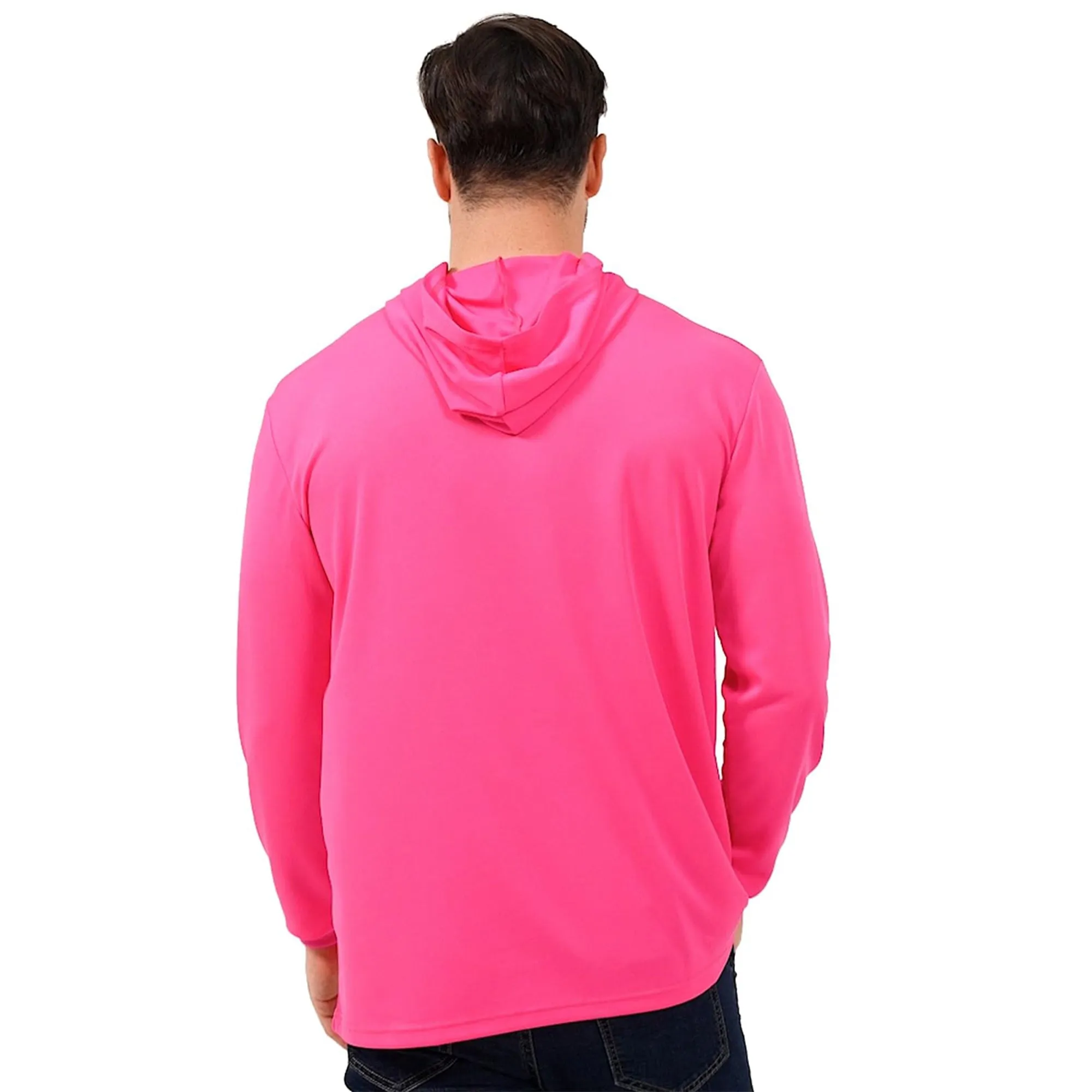 ProtectX 2-Pack Pink Lightweight Long Sleeve Hoodies UPF 50  Sun Protection Shirts For Men