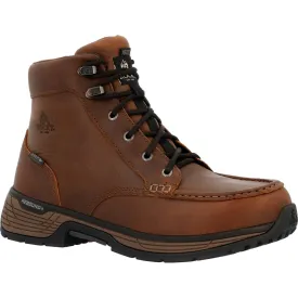 Rocky Treadflex Men's 6” Waterproof Work Boots Rkk0466 In Brown