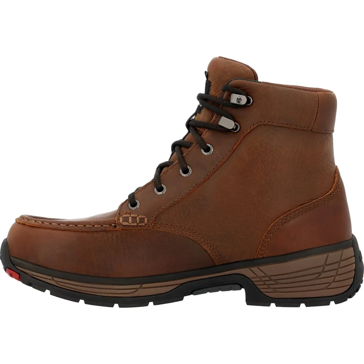 Rocky Treadflex Men's 6” Waterproof Work Boots Rkk0466 In Brown