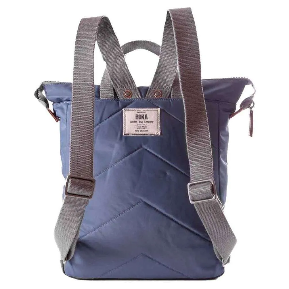 Roka Bantry B Medium Sustainable Nylon Backpack - Airforce Navy