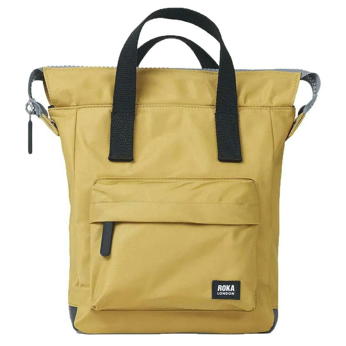Roka Bantry B Small Black Label Recycled Nylon Backpack - Corn Yellow