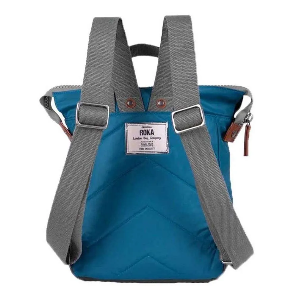 Roka Bantry B Small Sustainable Nylon Backpack - Marine