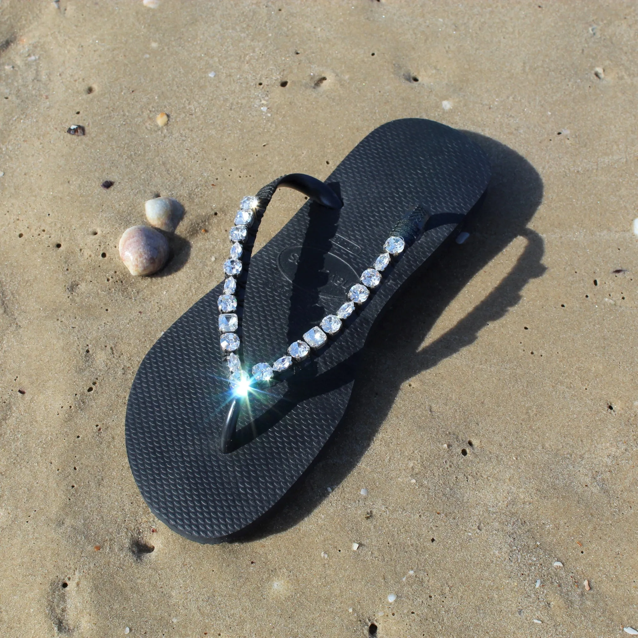 Silver Lining Flip Flops