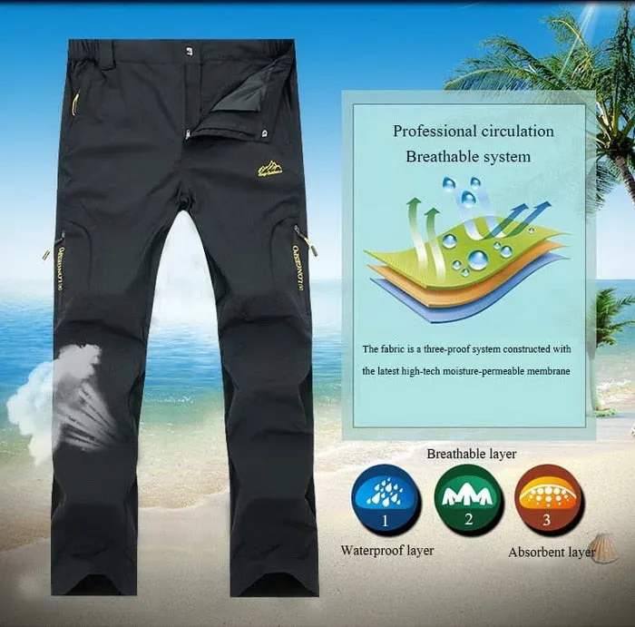 Stretchable Quick Dry Cargo Pants For Men