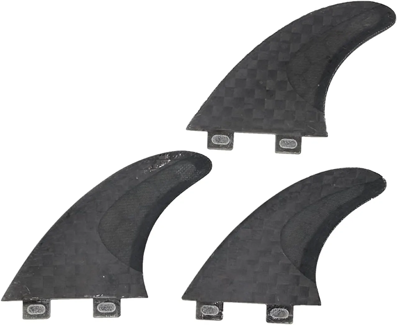Surf SUP Fin Fiberglass Honeycomb Carbon Tail Rudder Surfboard Fins Surfing Thruster Surfboard Accessories for Longboard Surfboard Paddleboard (4 )