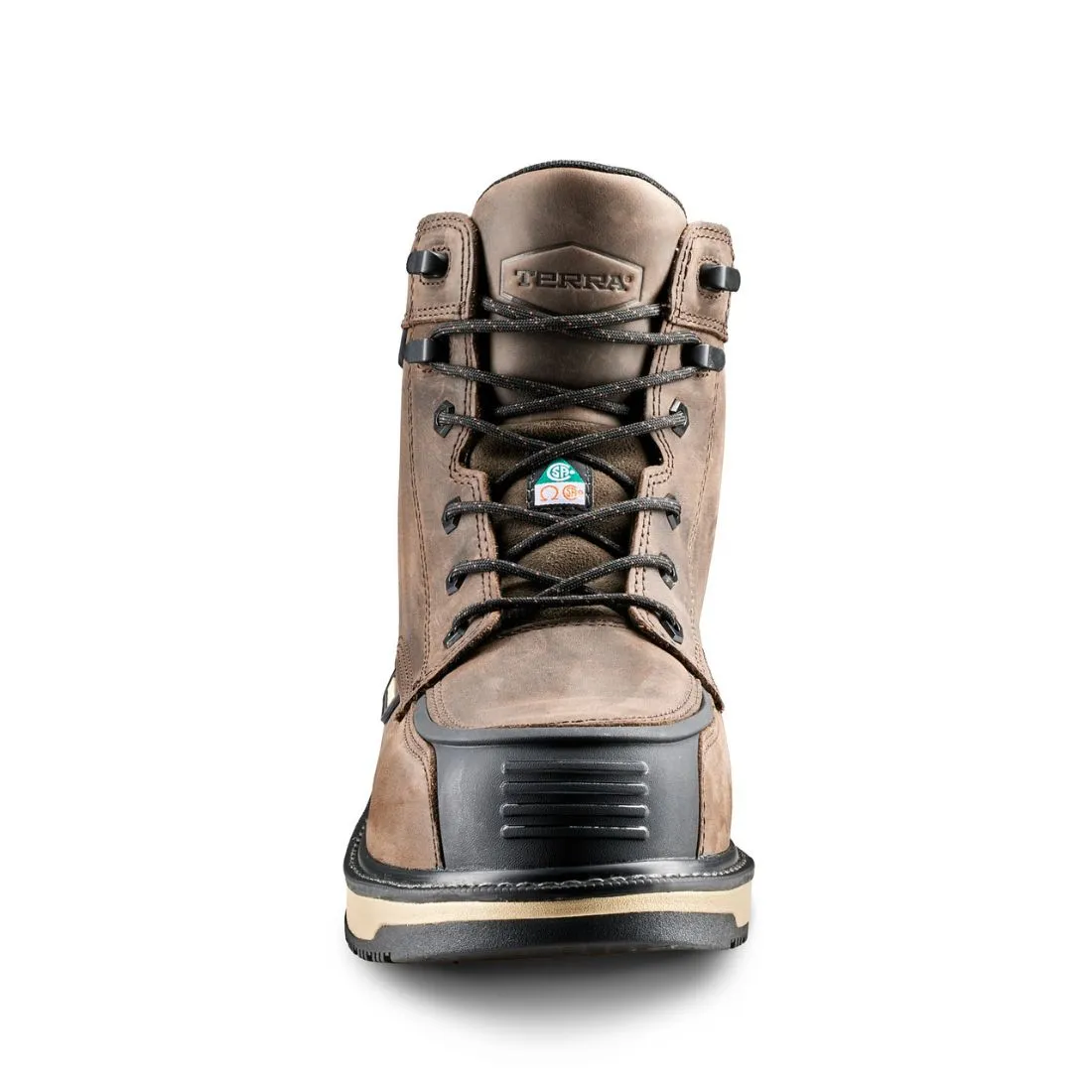 Terra Ironstone Men's 6" Waterproof Composite Toe Work Boot 839GDB - Brown