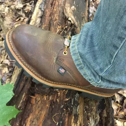Thorogood Men's Logger 9" Steel Toe Insulated USA Work Boot - Brown - 804-3554