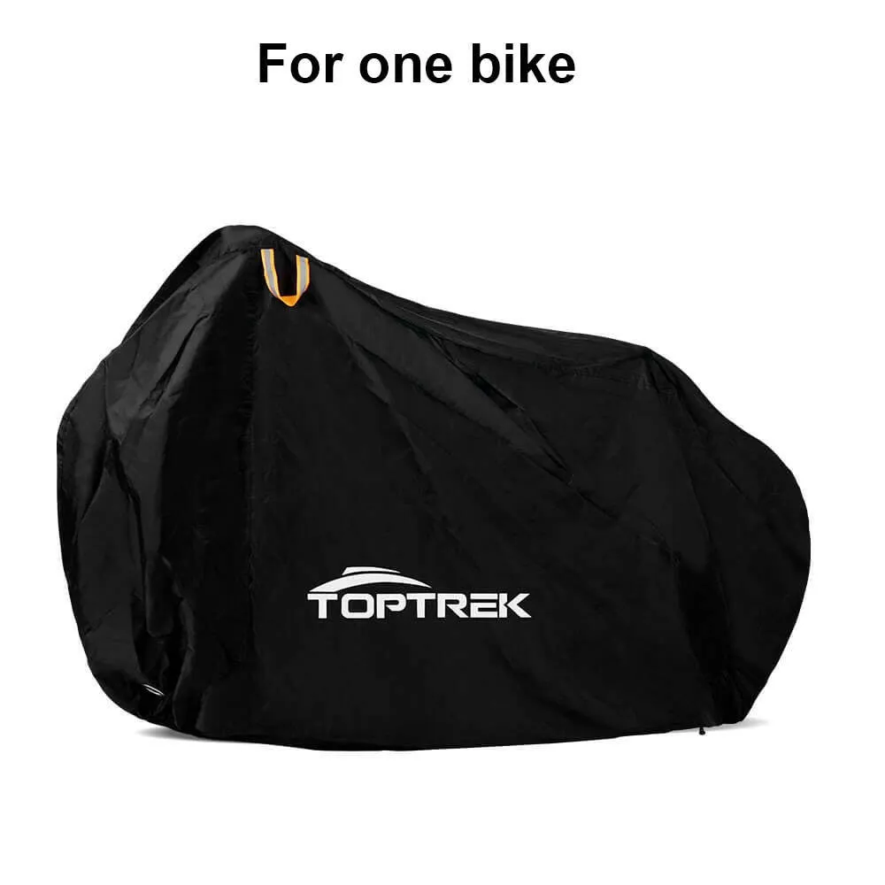 Toptrek Bike Cover Waterproof Snow and Rain Cover UV Protector Dust Protector for Bicycle Waterproof Bike Dustproof Cover 210T