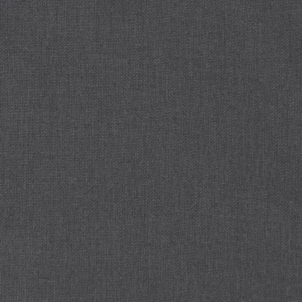 vidaXL Lowback Chair Cushions 6 pcs Melange Anthracite 100x50x4 cm Fabric