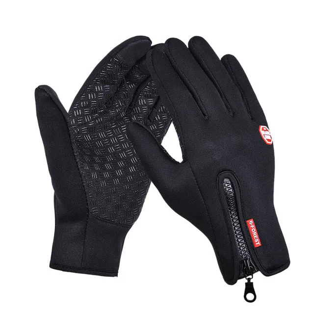 Winter Gloves Insulated Water Resistant Touchscreen Great For Driving Cycling Skiing Camping Hiking Unisex