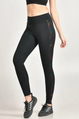 WOMEN'S MID-RISE SKINNY FIT WORKOUT PANTS WITH ELASTICATED WAISTBAND